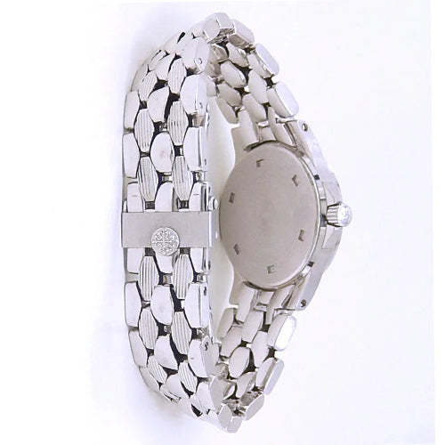 Patek Philippe Neptune 18k White Gold Mother Pearl Ladies Watch 4881/110G