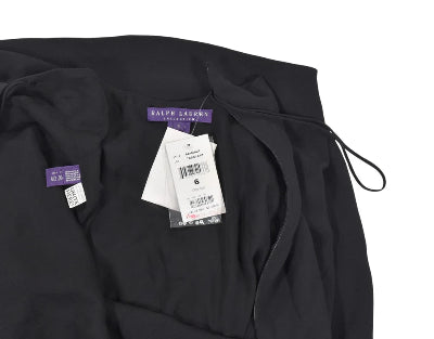 Ralph Lauren Purple Label Collection Black Silk Dress