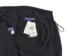 Ralph Lauren Purple Label Collection Black Silk Dress