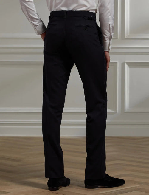Ralph Lauren Purple Label Gregory Wool Peak Tuxedo Suit Navy