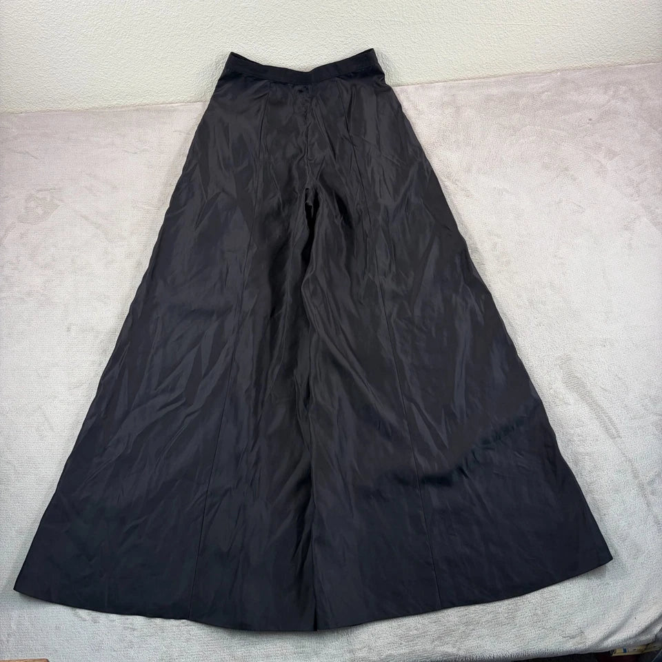 Ralph Lauren Purple Extra Wide Leg Pleated Pants