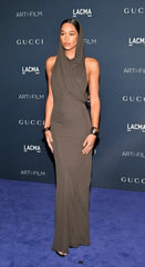 Saint Laurent Hooded Maxi Dress