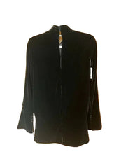 Saint Laurent Black Velvet Mini Dress
