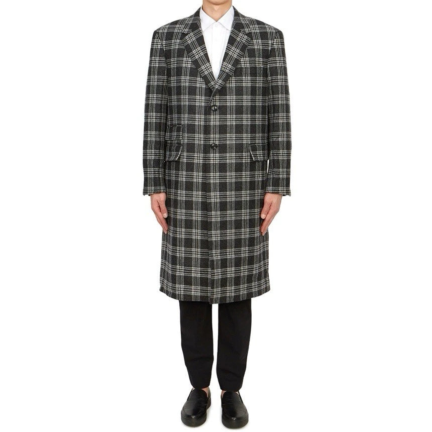 Thom Browne 100% Cashmere Prince of Wales Overcoat