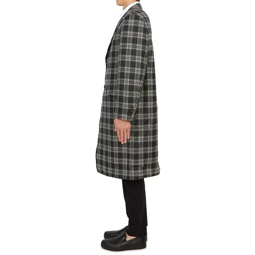 Thom Browne 100% Cashmere Prince of Wales Overcoat