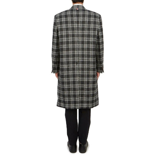 Thom Browne 100% Cashmere Prince of Wales Overcoat