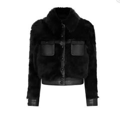 Tom Ford Women's Black Fur And Leather Jacket - BNWT