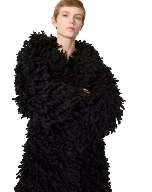 Valentino Women's Wool Knit Coat Black - BNWT