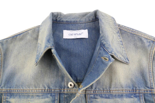 Off-White c/o VIRGIL ABLOH Diag Raw Patch Denim Jacket