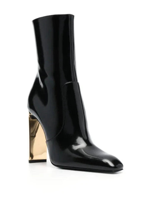 YSL Yves Saint Laurent Auteuil Pointed Toe Ankle Boots