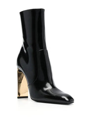 YSL Yves Saint Laurent Auteuil Pointed Toe Ankle Boots
