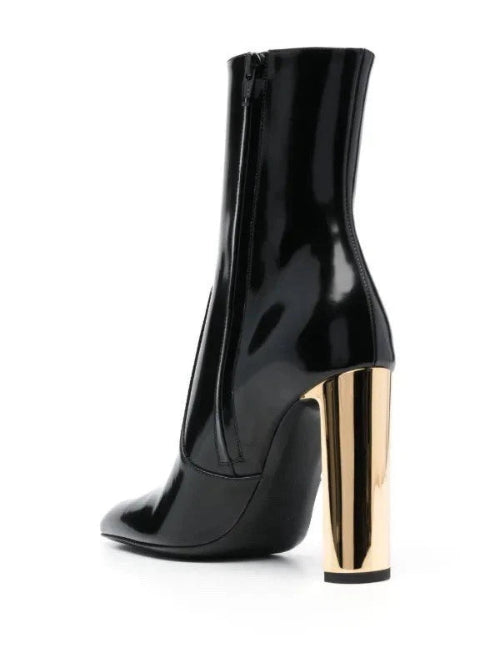 YSL Yves Saint Laurent Auteuil Pointed Toe Ankle Boots