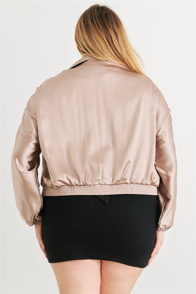 PLUS CROPPED JACKET